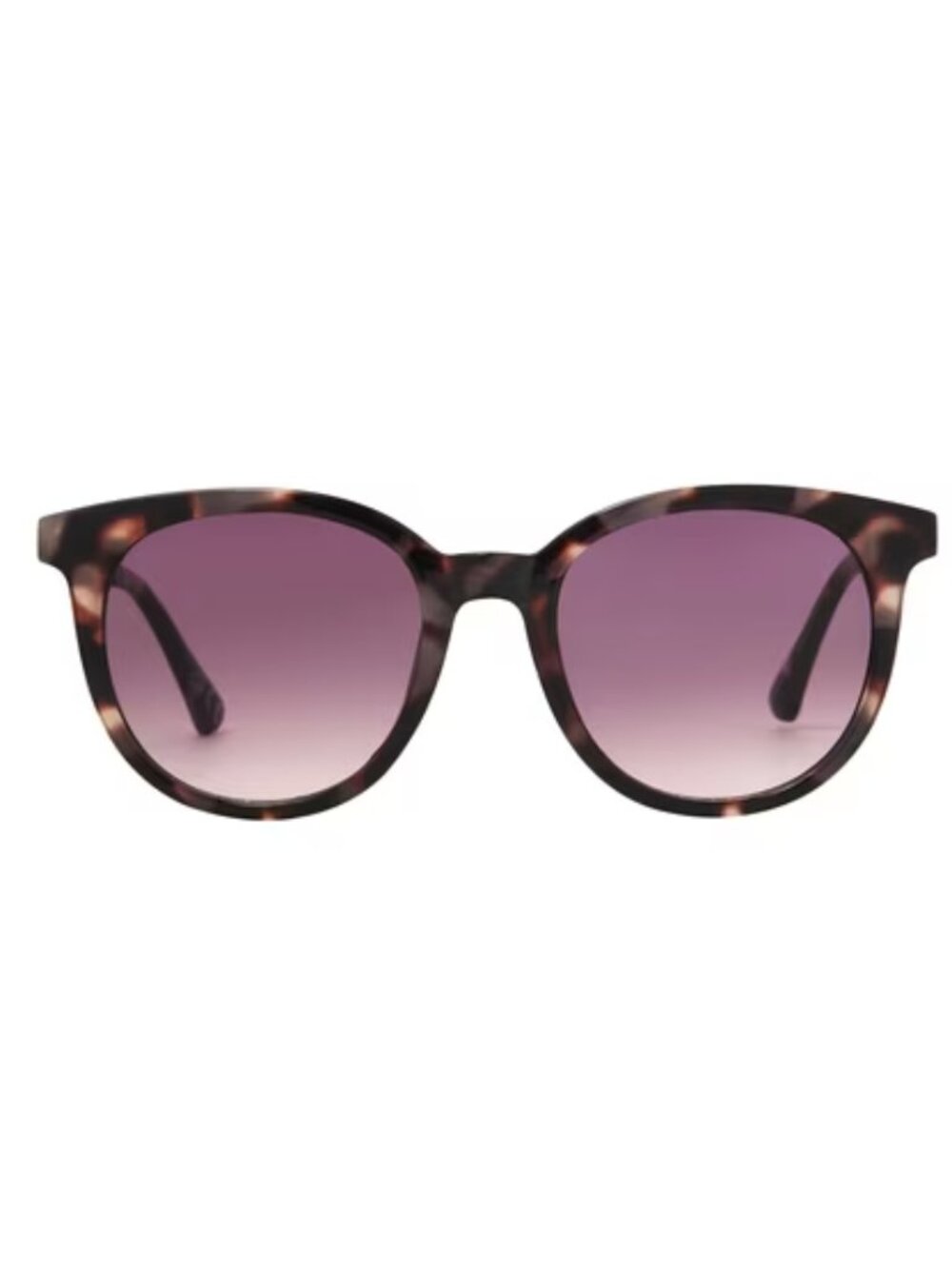 Foster Grant Tru Polar Polarized Women's Round Tortoise Sunglasses | Dark Purple